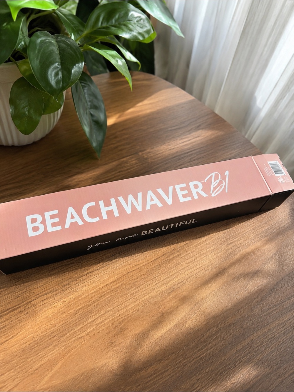 The Beachwaver Co. B1 Styling Iron Box in Pink and Black